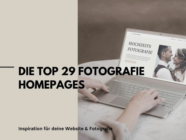 Die Top 29 Fotografie-Homepages des Jahres 2023
